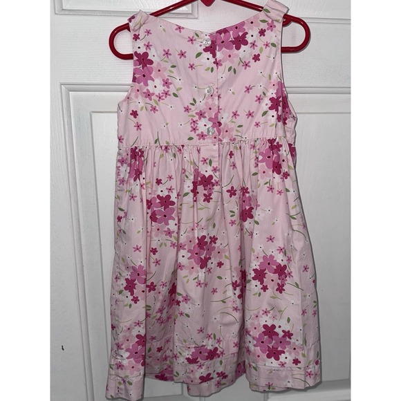 Gymboree Other - Vintage 2001 Gymboree Toddler Girls Pink Floral Sleeveless Cotton Dress Size 4